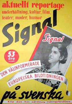 Swedish poster advertising Signal